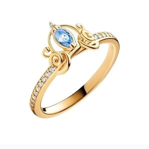 👑 Disney Princess Cinderella Inspired Rose Gold Crown Ring 👑